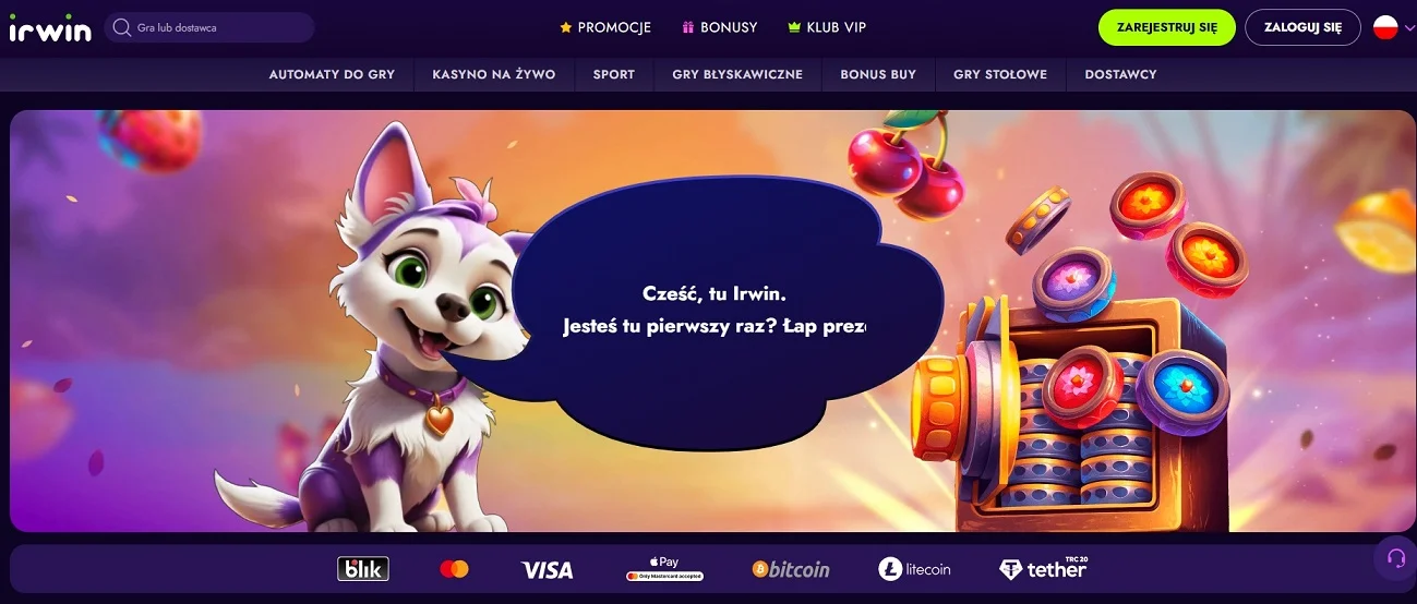 irwin Casino Strona główna